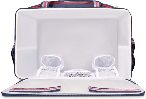 inside polar gear large family cool bag 30 litres