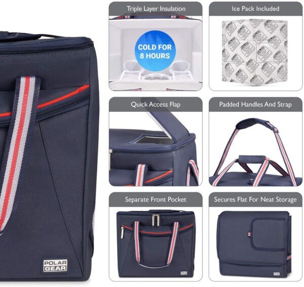 polar gear family cool bag ice pack included