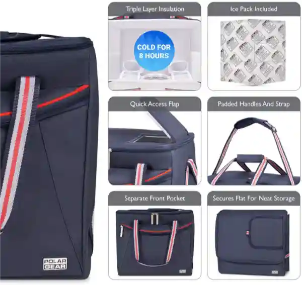 Large Cool Lunch Bag