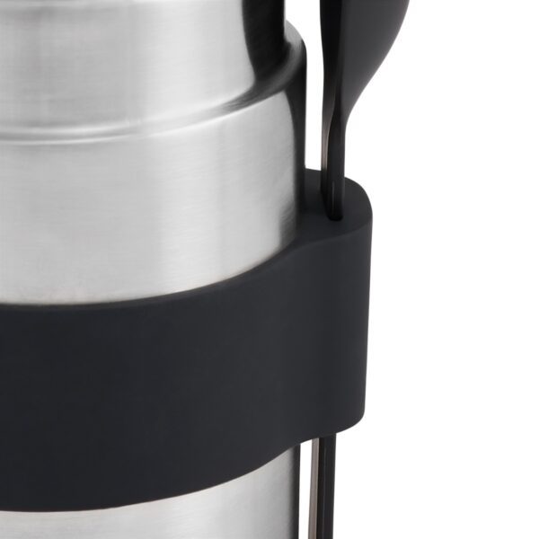 Polar Gear Insulated Food Flask with Spoon 400ml Black
