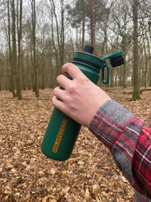 Hydra Flow Kit Stainless Steel Vacuum Insulated Bottle 700ml Forest Green-74801