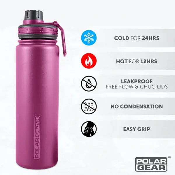 Keep your drink 12 hours hot or 24 hours cold