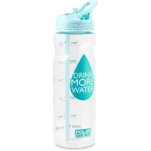 Polar Gear Aqua Tracker Bottle Mint Drink More Water 750ml