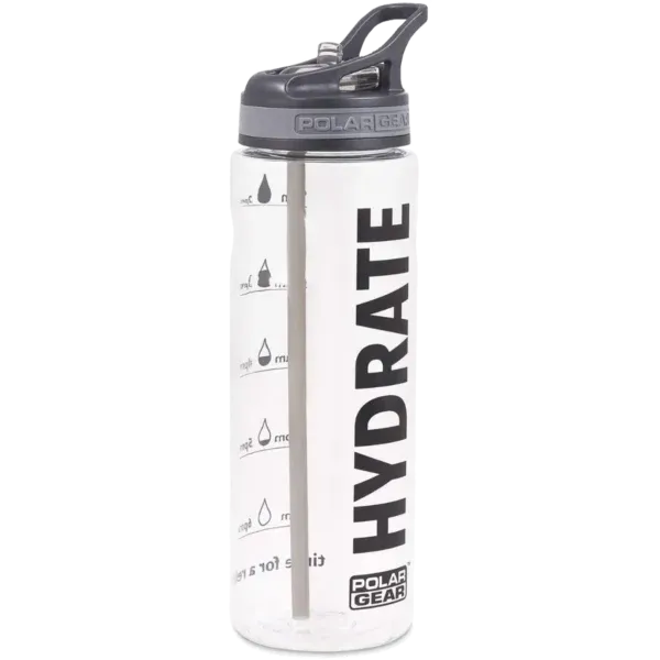 Polargear Aqua Tracker Bottle 750ml Black