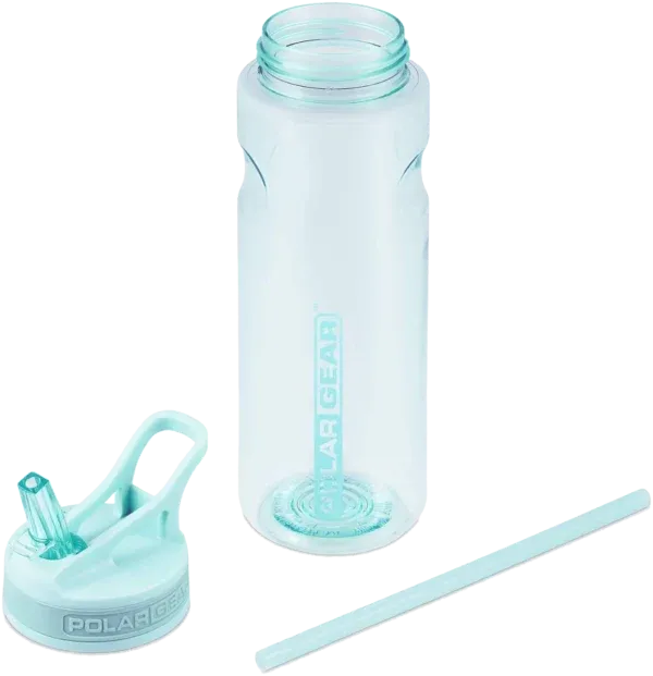 Aqua Grip BPA free Sport Water Bottle with straw