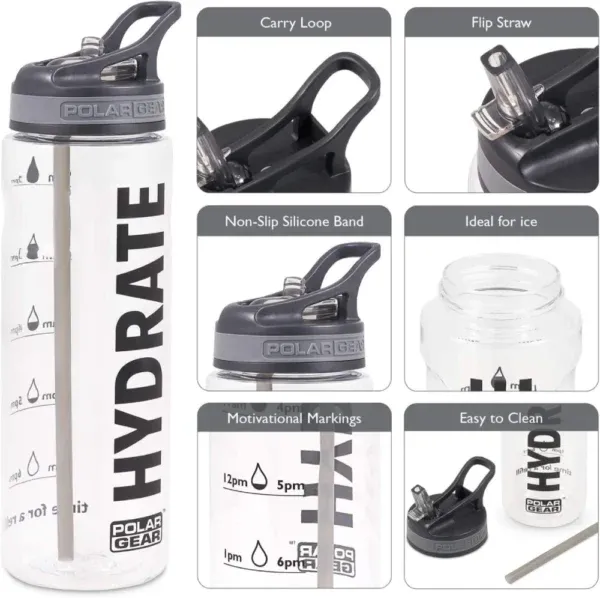 built in carry loop and super lightweight design, easily carry your bottle anywhere, never lost it