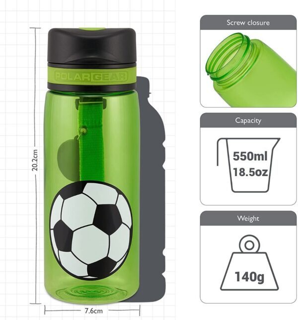 Goal 550ml Flip Cap Tritan Bottle fit bike water bottle holder