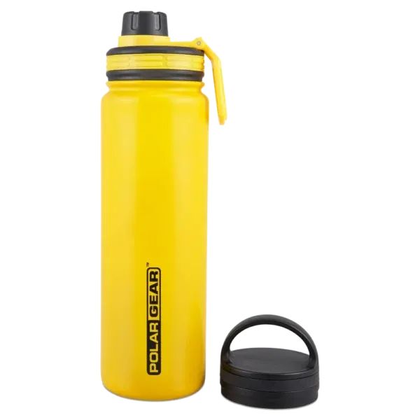 Hydra Flow Kit Stainless Steel Vacuum Insulated Bottle 700ml Yellow
