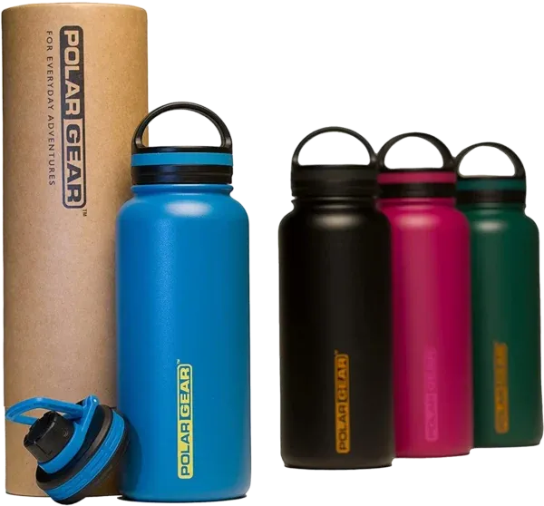 Hydra Surge Kit Stainless Steel Vacuum Insulated Bottle blue gift box