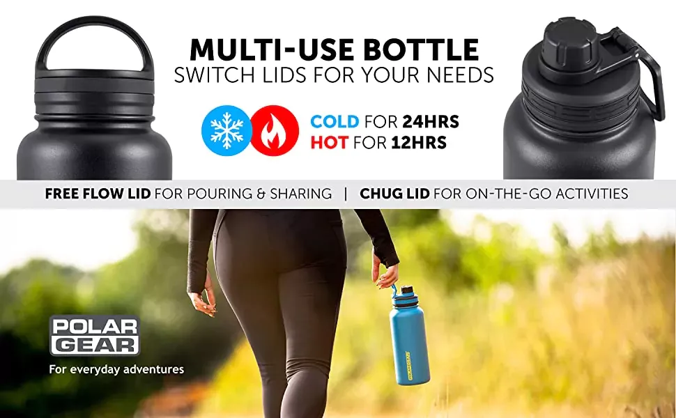hydra Surge insulated bottles hydra Surge insulated bottles with 2 lids, keep your drink 12 hours hot or 24 hours cold