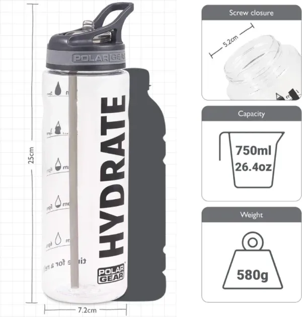 Wide bottle neck design, easy to clean and refill