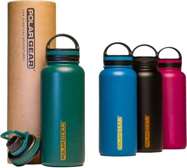 Hydra Surge Kit Stainless Steel Vacuum Insulated Bottle 1000ml with 2 lids and gift box