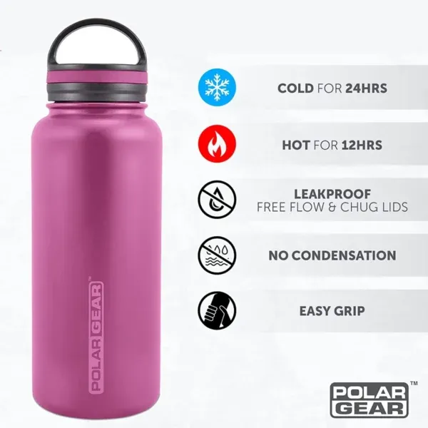 Keep your favourite drink hot or cold all day long. 12 hours hot 24 hours cold