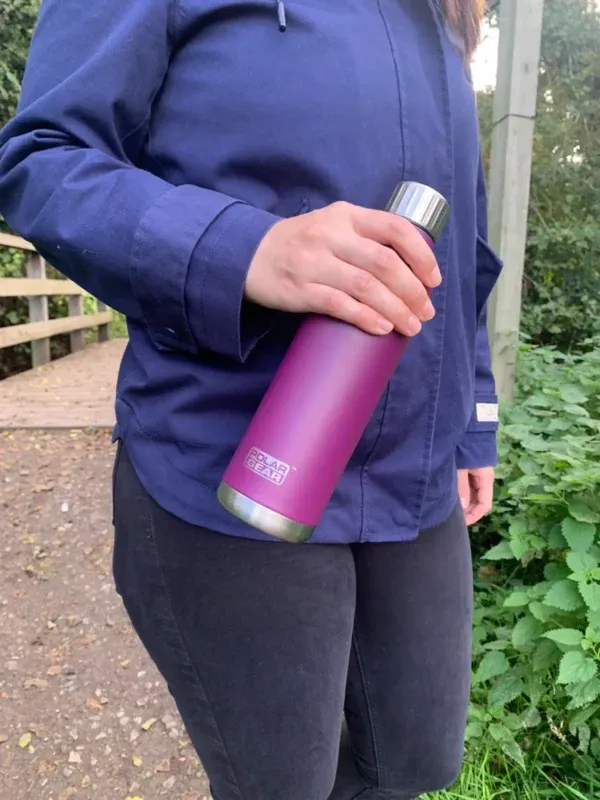 Hydra Flow Stainless Steel Insulated Bottle 500ml-Berry-74784