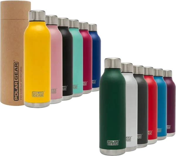 Hydra Flow Stainless Steel Insulated Bottle 500ml-Black-74786