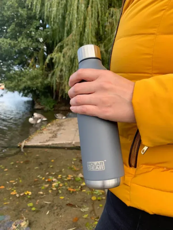 Hydra Flow Stainless Steel Insulated Bottle 500ml-Grey-74792