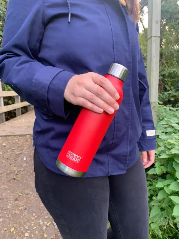 Hydra Flow Stainless Steel Insulated Bottle 500ml-Red-74797