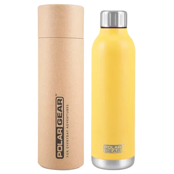 Hydra Flow Stainless Steel Insulated Bottle 500ml - Yellow