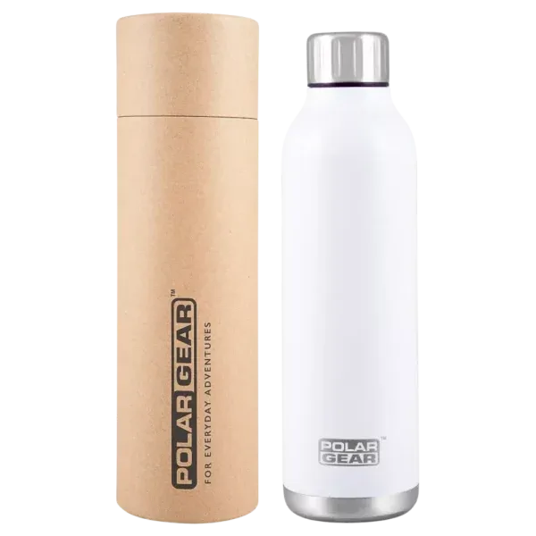 Hydra Flow Stainless Steel Insulated Bottle 500ml - white