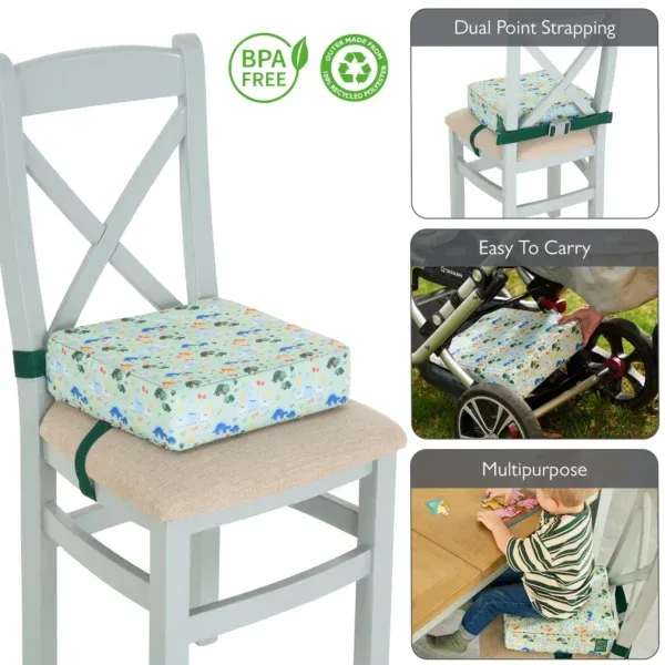 Polar Gear Super Lightweight Baby Dino Washable Booster Cushion