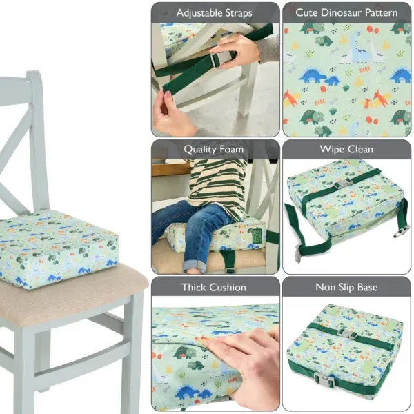 Polar Gear Baby Dino Washable Booster Cushion make to easy to clean