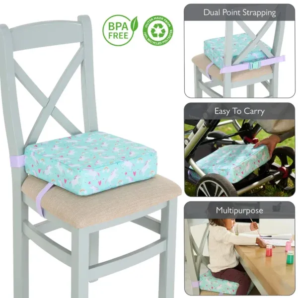 Polar Gear Baby Unicorn Washable Booster Cushion make to easy to clean