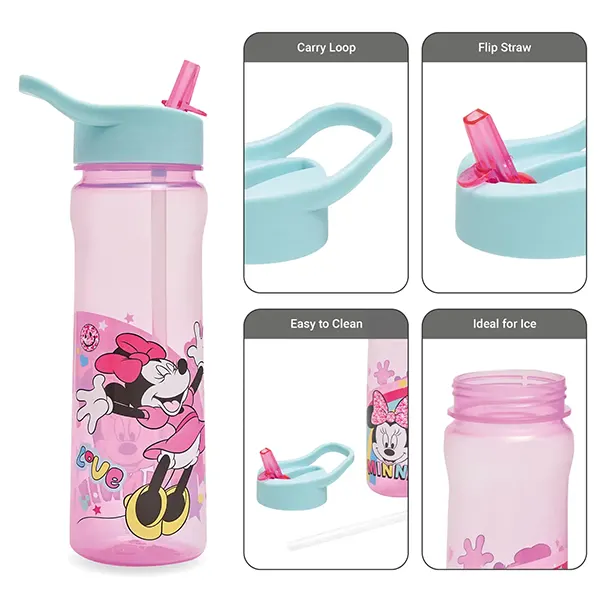 Minnie Mouse Plastic Water Bottle