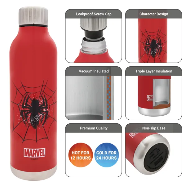 Polar Gear Spiderman Insulated Water Bottle