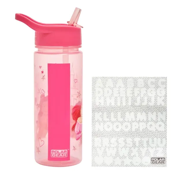 Disney Princess 500ml Personalise Yourself Sticker Water Bottle with sticker