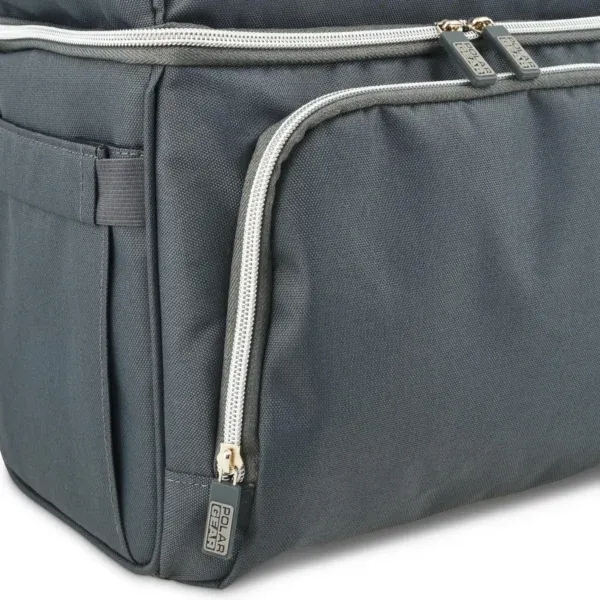 Easy access full width zipper