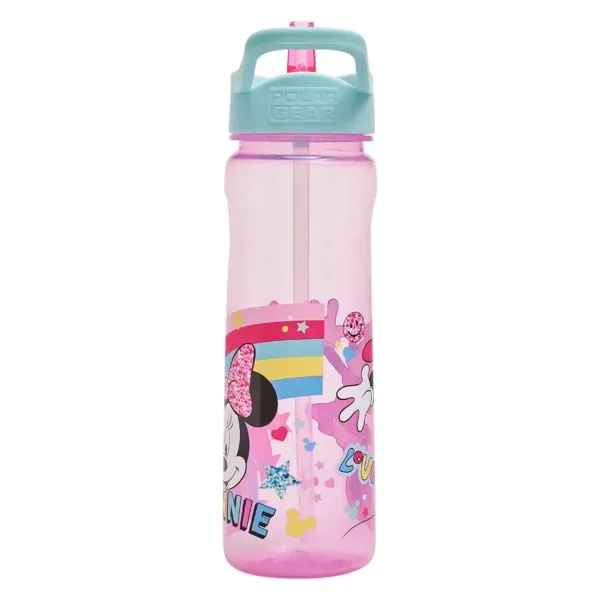 Disney Minnie Mouse Happy 600ml Drinks Bottle with straw