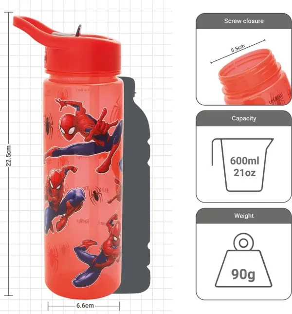 Marvel Spider-Man 600ml Drinks Bottle -75086