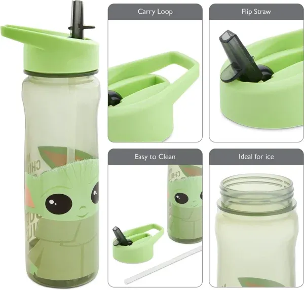 The Mandalorian 600ml Drinks Bottle with lids