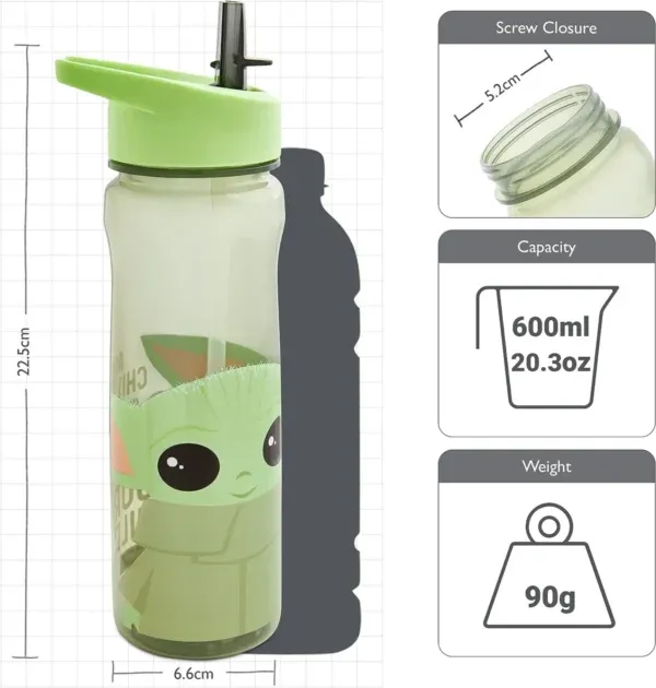 Super lightweight water bottle, perfect for your kids bring it to shool